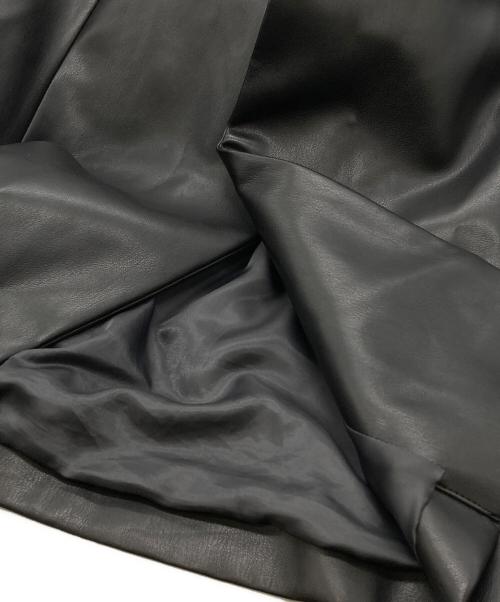 SHINYA KOZUKA（シンヤコズカ）SHINYA KOZUKA (シンヤコズカ) ピーター フェイクレザージャケット ブラック サイズ:Sの古着・服飾アイテム