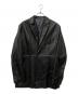 SHINYA KOZUKA（シンヤコズカ）の古着「ピーター フェイクレザージャケット」｜ブラック