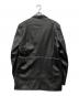 SHINYA KOZUKA (シンヤコズカ) ピーター フェイクレザージャケット ブラック サイズ:S：12000円