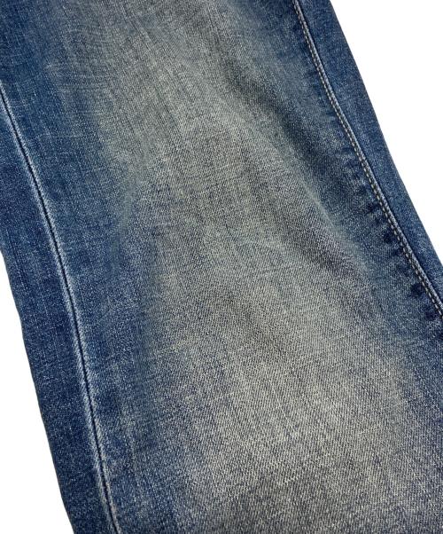 INCOTEX BLUE DIVISION（インコテックスブルーディヴィジョン）INCOTEX BLUE DIVISION (インコテックスブルーディヴィジョン) ウォッシュドスリムテーパードストレッチクロップドデニム ブルー サイズ:29の古着・服飾アイテム