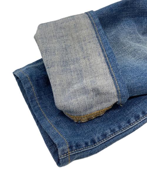 INCOTEX BLUE DIVISION（インコテックスブルーディヴィジョン）INCOTEX BLUE DIVISION (インコテックスブルーディヴィジョン) ウォッシュドスリムテーパードストレッチクロップドデニム ブルー サイズ:29の古着・服飾アイテム
