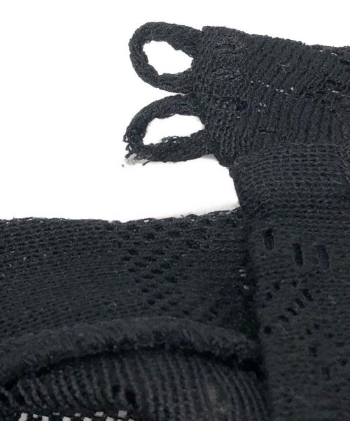 Mame Kurogouchi（マメクロゴウチ）mame kurogouchi (マメクロゴウチ) Curtain Lace Jacquard Jersey Top ブラック サイズ:2の古着・服飾アイテム