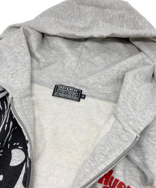 Hysteric Glamour（ヒステリックグラマー）Hysteric Glamour (ヒステリックグラマー) HYSTERIC TIMES パーカー グレー サイズ:Sの古着・服飾アイテム