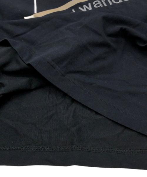 maison kitsune（メゾンキツネ）maison kitsune (メゾンキツネ) and wander (アンドワンダー) Tシャツ ブラック サイズ:5の古着・服飾アイテム