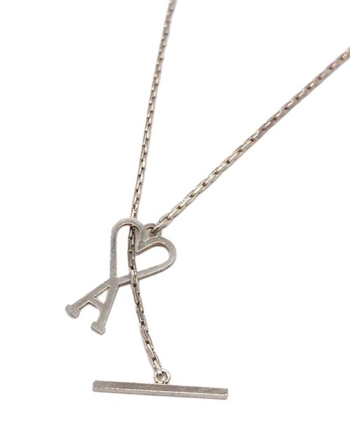 AMI Alexandre Mattiussi（アミアレクサンドルマテュッシ）AMI Alexandre Mattiussi (アミアレクサンドルマテュッシ) スターリングシルバープレーテッド ブラス ネックレス シルバー サイズ:下記参照の古着・服飾アイテム