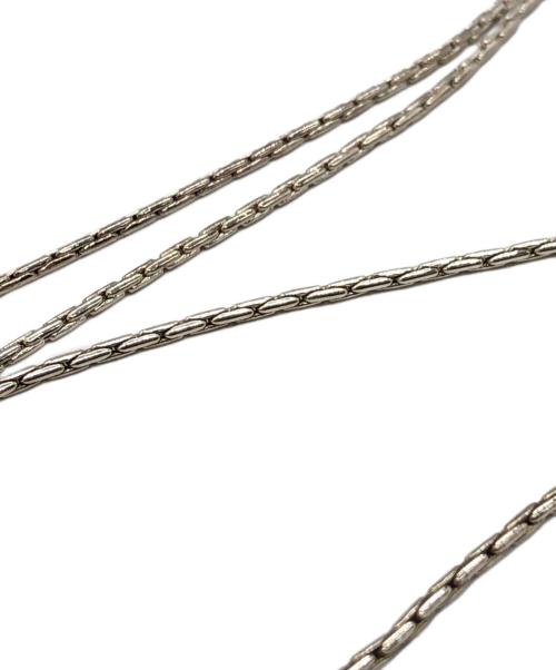 AMI Alexandre Mattiussi（アミアレクサンドルマテュッシ）AMI Alexandre Mattiussi (アミアレクサンドルマテュッシ) スターリングシルバープレーテッド ブラス ネックレス シルバー サイズ:下記参照の古着・服飾アイテム