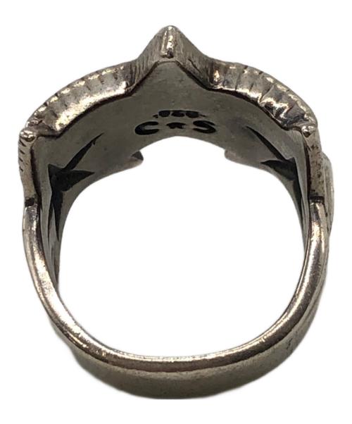 Cody Sanderson（コディ・サンダーソン）Cody Sanderson (コディ・サンダーソン) トリプル インターロッキング スターモチーフ リング シルバー サイズ:19号の古着・服飾アイテム