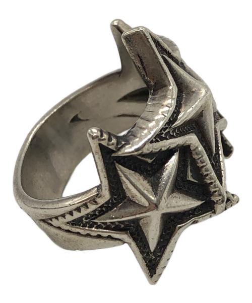 Cody Sanderson（コディ・サンダーソン）Cody Sanderson (コディ・サンダーソン) トリプル インターロッキング スターモチーフ リング シルバー サイズ:19号の古着・服飾アイテム