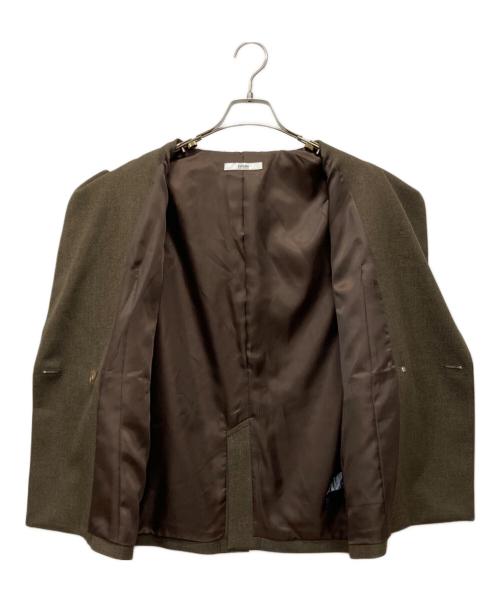 JOURNAL STANDARD relume（ジャーナルスタンダード レリューム）JOURNAL STANDARD relume (ジャーナルスタンダード レリューム) シャークツイードテーラドジャケット ブラウン サイズ:36の古着・服飾アイテム