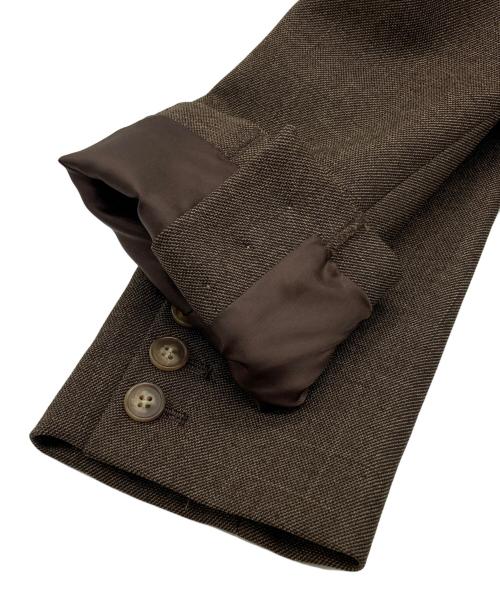 JOURNAL STANDARD relume（ジャーナルスタンダード レリューム）JOURNAL STANDARD relume (ジャーナルスタンダード レリューム) シャークツイードテーラドジャケット ブラウン サイズ:36の古着・服飾アイテム