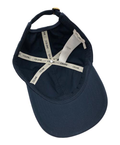 CELINE（セリーヌ）CELINE (セリーヌ) イニシャル ベースボールキャップ ネイビー サイズ:Lの古着・服飾アイテム