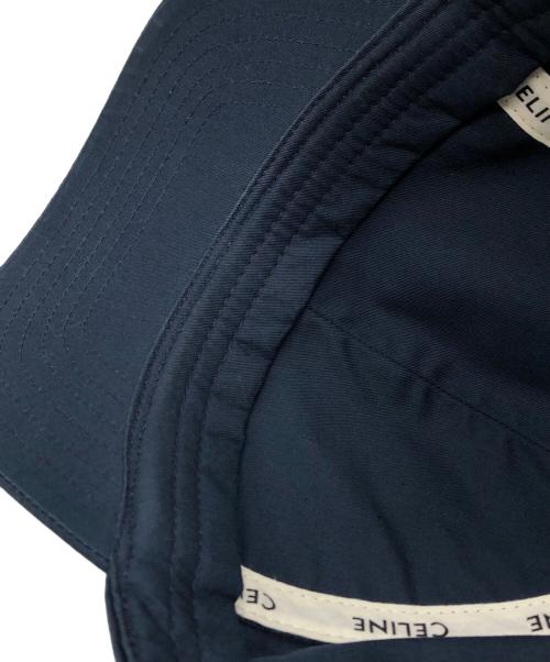 CELINE（セリーヌ）CELINE (セリーヌ) イニシャル ベースボールキャップ ネイビー サイズ:Lの古着・服飾アイテム