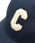 中古・古着 CELINE (セリーヌ) イニシャル ベースボールキャップ ネイビー サイズ:L：30000円