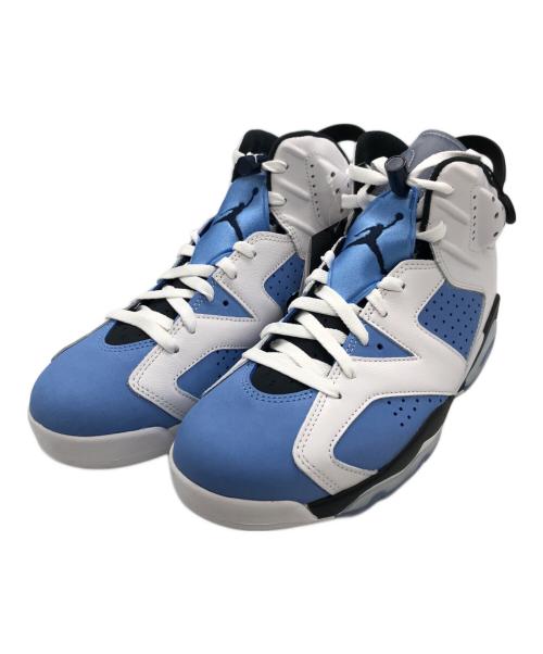 NIKE（ナイキ）NIKE (ナイキ) AIR JORDAN 6 RETRO UNC ホワイト×ブルー サイズ:27.5cmの古着・服飾アイテム