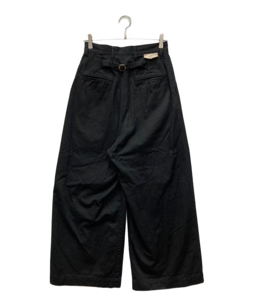 KAPITAL（キャピタル）KAPITAL (キャピタル) チノハイウエストニームバギーパンツ ブラック サイズ:1の古着・服飾アイテム