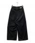 KAPITAL (キャピタル) チノハイウエストニームバギーパンツ ブラック サイズ:1：13000円