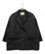 Ameriアメリ）の古着「RIB SWITCHING OVER JACKET」｜ブラック