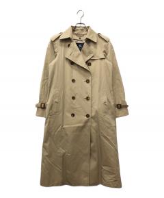 中古・古着通販】BURBERRY (バーバリー) ウールロングコート ベージュ