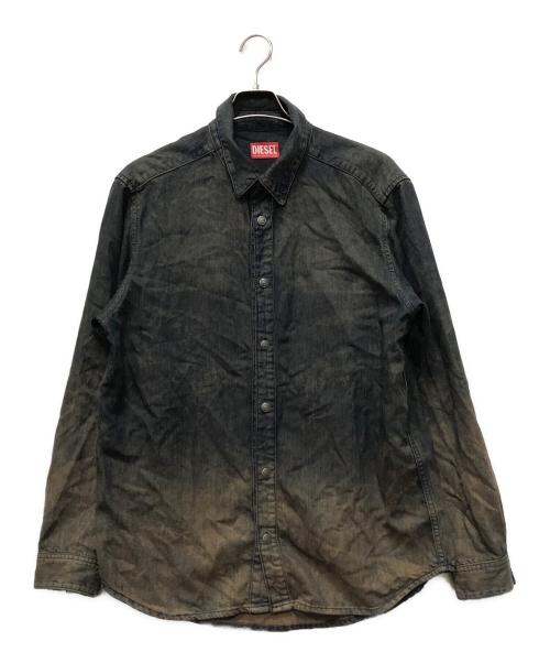 DIESEL（ディーゼル）DIESEL (ディーゼル) デニムシャツ インディゴ サイズ:Sの古着・服飾アイテム