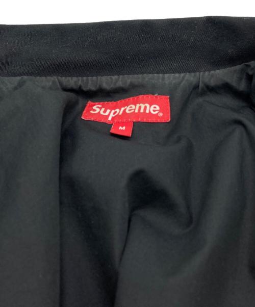 SUPREME（シュプリーム）Supreme (シュプリーム) DANIEL JOHNSTON (ダニエル・ジョンストン) EMBROIDERED WORK JACKET ブラック サイズ:Mの古着・服飾アイテム