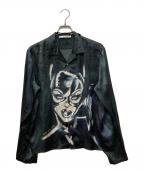 Acne studiosアクネ ストゥディオス）の古着「Catwoman Button-Up Shirt」｜ブラック