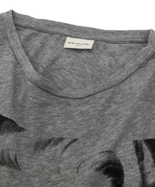 DRIES VAN NOTEN（ドリスヴァンノッテン）DRIES VAN NOTEN (ドリスヴァンノッテン) マリリンモンロープリントTシャツ グレー サイズ:Sの古着・服飾アイテム