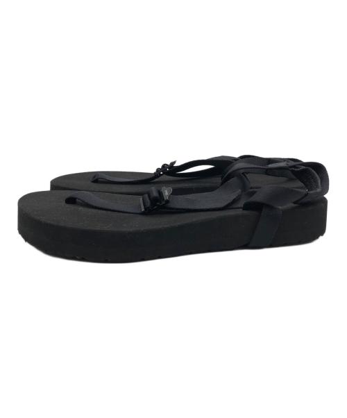 HYKE（ハイク）HYKE (ハイク) BEAUTIFUL SHOES (ビューティフルシューズ) スポーツサンダル ブラック サイズ:24の古着・服飾アイテム