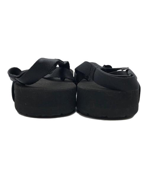 HYKE（ハイク）HYKE (ハイク) BEAUTIFUL SHOES (ビューティフルシューズ) スポーツサンダル ブラック サイズ:24の古着・服飾アイテム