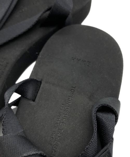 HYKE（ハイク）HYKE (ハイク) BEAUTIFUL SHOES (ビューティフルシューズ) スポーツサンダル ブラック サイズ:24の古着・服飾アイテム