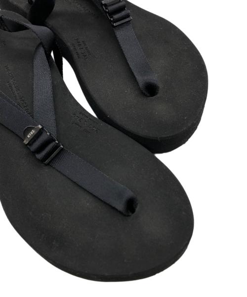 HYKE（ハイク）HYKE (ハイク) BEAUTIFUL SHOES (ビューティフルシューズ) スポーツサンダル ブラック サイズ:24の古着・服飾アイテム