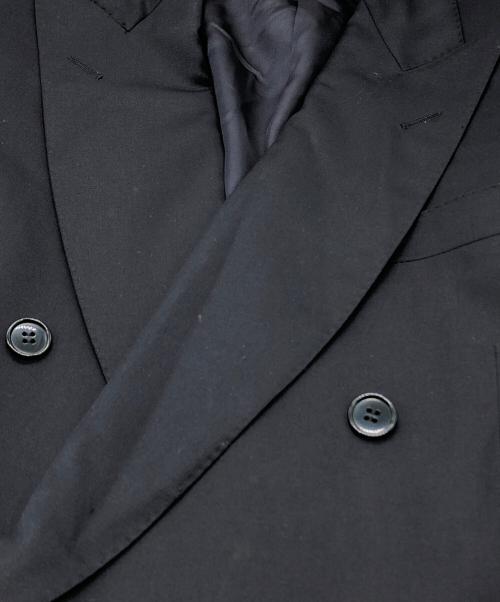 CELINE（セリーヌ）CELINE (セリーヌ) ダブルジャケット ネイビー サイズ:48の古着・服飾アイテム