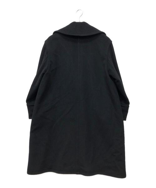 CELINE（セリーヌ）CELINE (セリーヌ) カシミヤアンゴラ混メルトンコート ブラック サイズ:40の古着・服飾アイテム