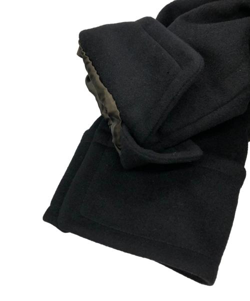CELINE（セリーヌ）CELINE (セリーヌ) カシミヤアンゴラ混メルトンコート ブラック サイズ:40の古着・服飾アイテム