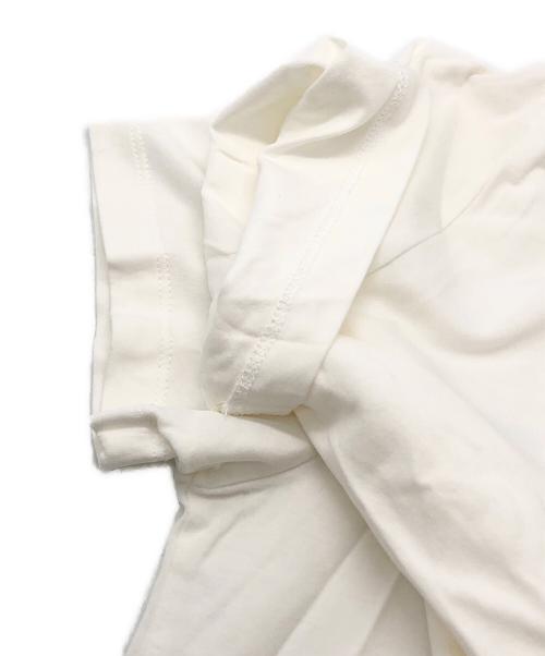 CELINE（セリーヌ）CELINE (セリーヌ) スパンコールロゴTシャツ ホワイト サイズ:Lの古着・服飾アイテム