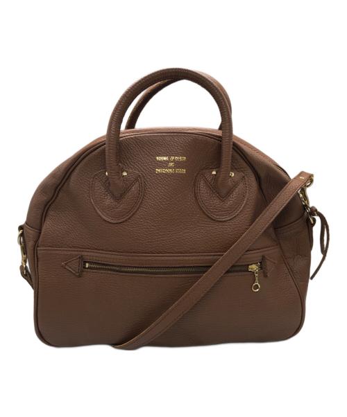YOUNG & OLSEN The DRYGOODS STORE（ヤングアンドオルセン ザ ドライグッズストア）YOUNG & OLSEN The DRYGOODS STORE (ヤングアンドオルセン ザ ドライグッズストア) 2WAYバッグ ブラウンの古着・服飾アイテム