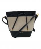 PARIS/64パリ64）の古着「巾着ショルダーバッグ」｜アイボリー