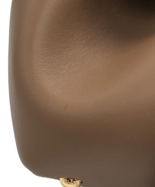 POLENE（ポレーヌ）POLENE (ポレーヌ) エディション トープ テクスチャードショルダーバッグ ベージュの古着・服飾アイテム