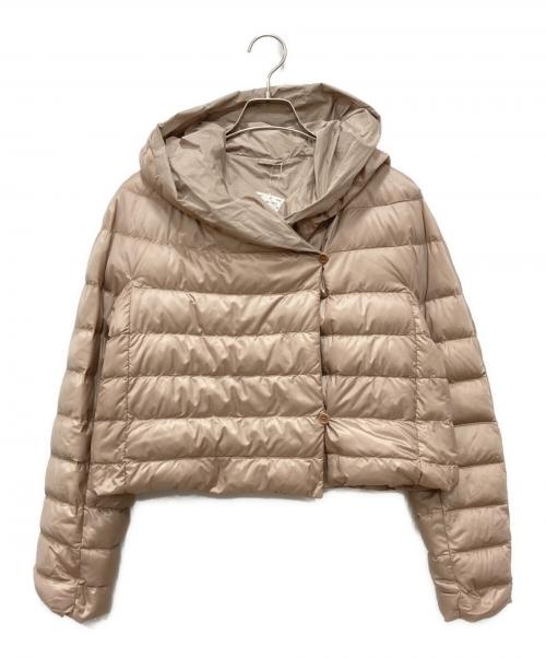 MaxMara（マックスマーラ）MaxMara (マックスマーラ) リバーシブルダウンジャケット ベージュ サイズ:42の古着・服飾アイテム