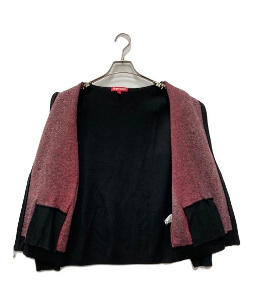 SUPREME（シュプリーム）SUPREME (シュプリーム) GRADIENT STRIPE ZIP UP CARDIGAN ブラック サイズ:Sの古着・服飾アイテム