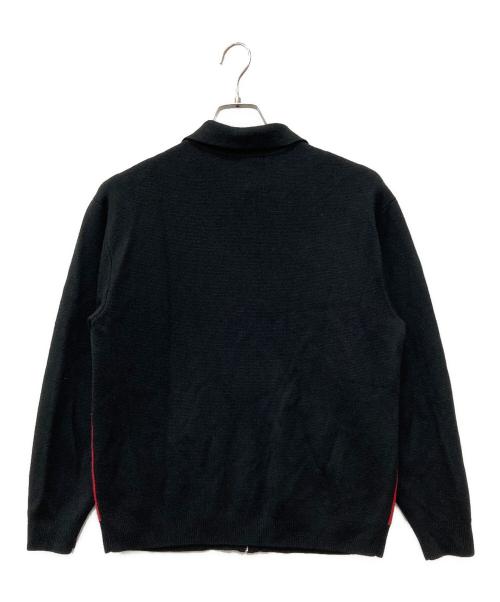 SUPREME（シュプリーム）SUPREME (シュプリーム) GRADIENT STRIPE ZIP UP CARDIGAN ブラック サイズ:Sの古着・服飾アイテム