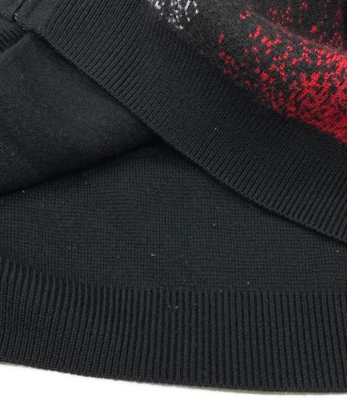 SUPREME（シュプリーム）SUPREME (シュプリーム) GRADIENT STRIPE ZIP UP CARDIGAN ブラック サイズ:Sの古着・服飾アイテム