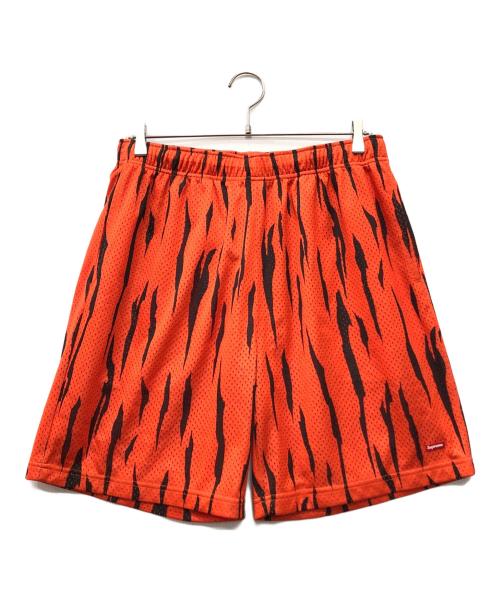 SUPREME（シュプリーム）SUPREME (シュプリーム) SMALL BOX MESH SHORT  TIGER オレンジ サイズ:Sの古着・服飾アイテム
