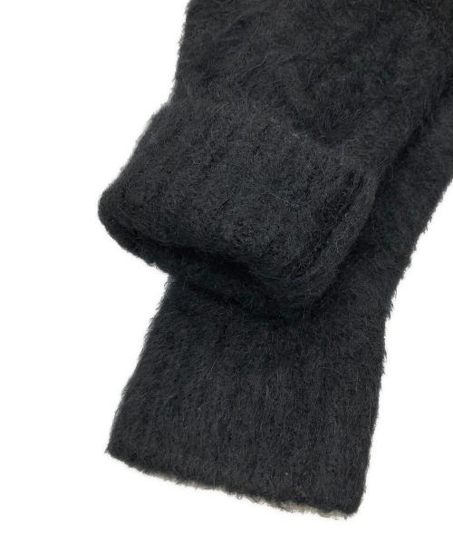 stussy（ステューシー）stussy (ステューシー) Fuzzy Lattice Crewセーター ブラック サイズ:Sの古着・服飾アイテム