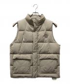KITHキス）の古着「Wrinkle Nylon Midi Vest」｜ベージュ