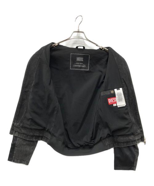 DIESEL（ディーゼル）DIESEL (ディーゼル) J-Harris Hybrid Jacket ブラック サイズ:Sの古着・服飾アイテム