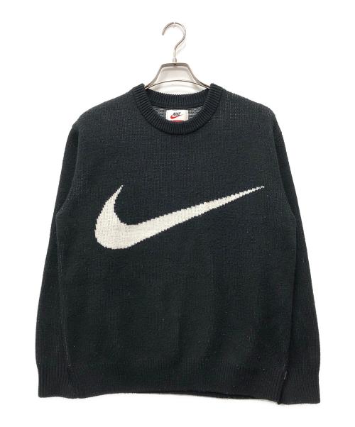 SUPREME（シュプリーム）SUPREME (シュプリーム) NIKE (ナイキ) Swoosh Sweater ブラック サイズ:Mの古着・服飾アイテム