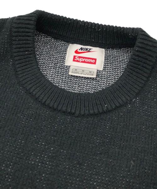 SUPREME（シュプリーム）SUPREME (シュプリーム) NIKE (ナイキ) Swoosh Sweater ブラック サイズ:Mの古着・服飾アイテム