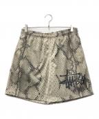 stussyステューシー）の古着「Mesh Short Basic Snake 