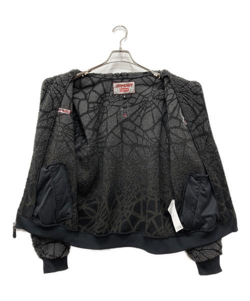 SUPREME（シュプリーム）SUPREME (シュプリーム) SPYDER (スパイダー) Web Polar Fleece Black グレー サイズ:Sの古着・服飾アイテム