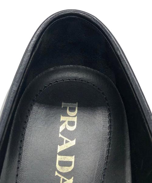 PRADA（プラダ）PRADA (プラダ) ローファー ブラック サイズ:SIZE 6 1/2の古着・服飾アイテム